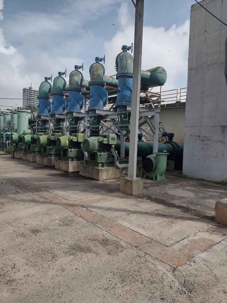 Montagem de tubulação